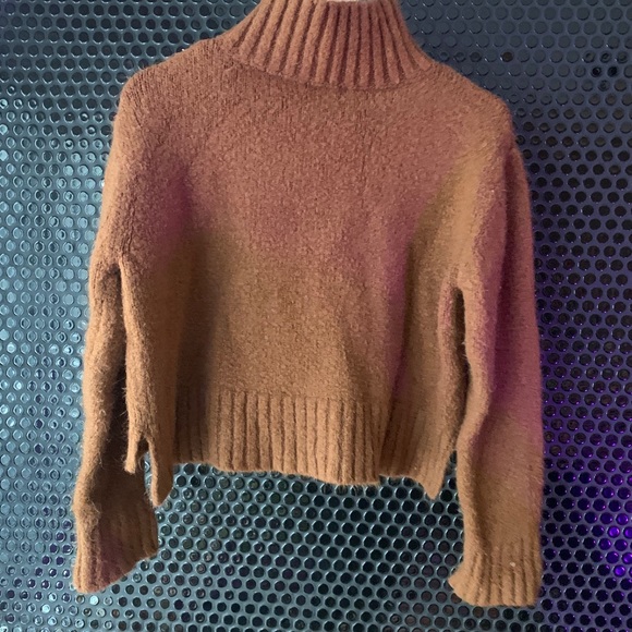 Soft Brown Turtleneck - Picture 2 of 2